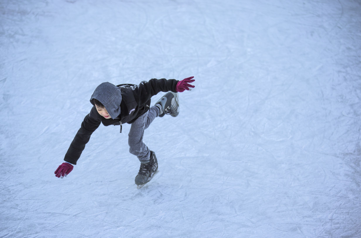 Piedmont Winterfest skating rink